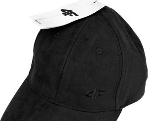 4f Czapka z daszkiem damska 4F F160 czarna 4FAW23ACABF160 20S M 4