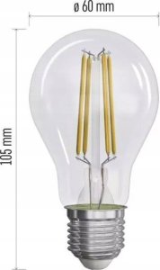 Emos Żarówka LED Emos Filament ZF5157 5W E27 A60 2700K transparentna ciepła 2