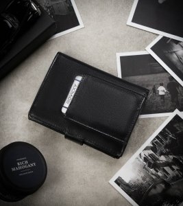4U Cavaldi Duży, Skórzany Portfel Męski Z Systemem Rfid Protect 3