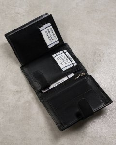 4U Cavaldi Duży, Skórzany Portfel Męski Z Systemem Rfid Protect 6