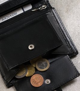 4U Cavaldi Duży, Skórzany Portfel Męski Z Systemem Rfid Protect 9