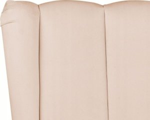 Beliani Łóżko welurowe 140 x 200 cm z portem USB beżowe MIRIBEL 5