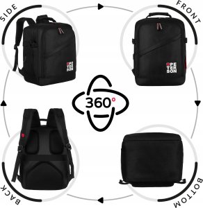 Plecak turystyczny Peterson Podróżny, Wodoodporny Plecak Z Miejscem Na Laptopa 3