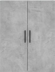 vidaXL vidaXL Witrynka, szarość betonu 69,5x34x180 cm materiał drewnopochodny 6