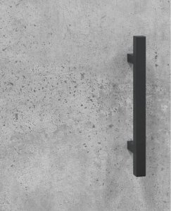 vidaXL vidaXL Witrynka, szarość betonu 69,5x34x180 cm materiał drewnopochodny 10