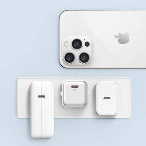 Ładowarka Usams USAMS Ład. siec. 1xUSB-C PD30W 3A (only head) PD3.0 Fast Charging purpurowy/purple X-ron Series CC186TC03 (US-CC186) 14