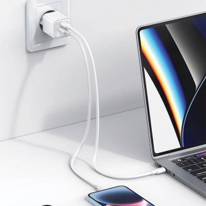 Ładowarka Usams USAMS Ład. siec. 1xUSB+1xUSB-C PD30W 3A (only head) PD3.0 Fast Charging purpurowy/purple X-ron Series CC189TC03 (US-CC189) 17