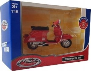 Daffi Model MSZ 1:18 1976 Vespa200Rally czerwony M-322 33228 2