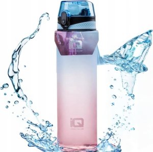 IQ Bidon butelka na wode ze słomką z uchwytem IQ Vie 720ml niebieski 4