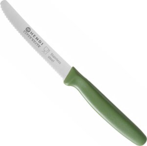 Hendi Super ostry nożyk kuchenny uniwersalny ząbkowane ostrze 22cm - zielony Super ostry nożyk kuchenny uniwersalny ząbkowane ostrze 22cm - zielony 1
