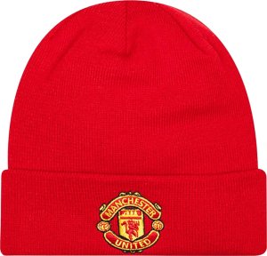 New Era New Era Core Cuff Beanie Manchester United FC Hat 11213213 Czerwone One size 1