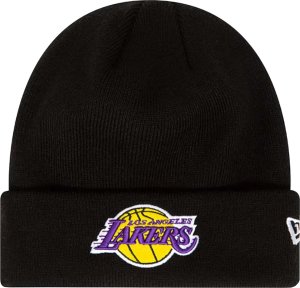 New Era New Era Essential Cuff Beanie Los Angeles Lakers Hat 60348856 Czarne One size 1