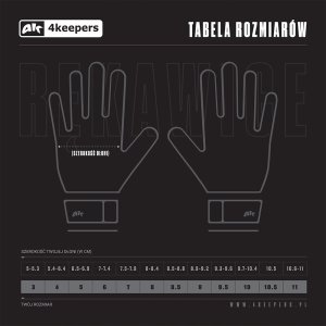 4keepers Rękawice 4keepers Champ Gold Black VI RF2G Junior S906497 7