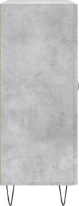 vidaXL Szafka, szarość betonu, 69,5x34x90 cm 7