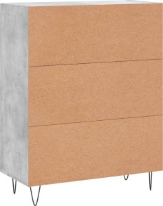 vidaXL Szafka, szarość betonu, 69,5x34x90 cm 8