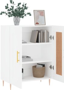 vidaXL Szafka, biała, 69,5x34x90 cm 4