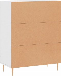 vidaXL Szafka, biała, 69,5x34x90 cm 8