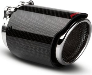 RM Motors Końcówka wydechu EXCLUSIVE - skośna zaoblona z carbonem 1