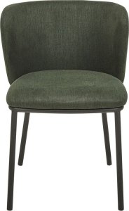 Beliani Zestaw 2 krzeseł do jadalni zielony MINA 5