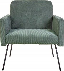 Beliani Fotel Ciemnozielony NARKEN 8