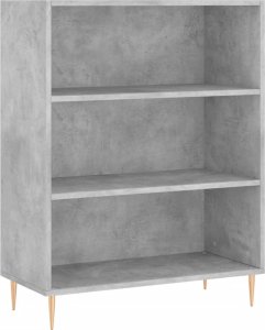 vidaXL vidaXL Witrynka, szarość betonu 69,5x34x180 cm materiał drewnopochodny 7