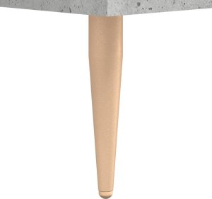 vidaXL vidaXL Witrynka, szarość betonu 69,5x34x180 cm materiał drewnopochodny 10