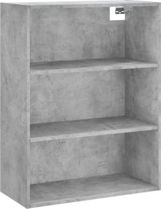 vidaXL vidaXL Witrynka, szarość betonu 69,5x34x180 cm materiał drewnopochodny 5