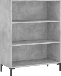 vidaXL vidaXL Witrynka, szarość betonu 69,5x34x180 cm materiał drewnopochodny 7