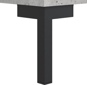 vidaXL vidaXL Witrynka, szarość betonu 69,5x34x180 cm materiał drewnopochodny 10