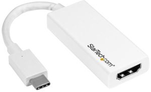 Adapter USB StarTech USB-C - HDMI Biały  (CDP2HD4K60W) 1