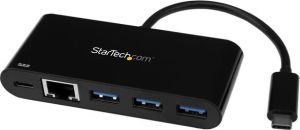 HUB USB StarTech 1x RJ-45  + 3x USB-A 3.0 (US1GC303APD) 1