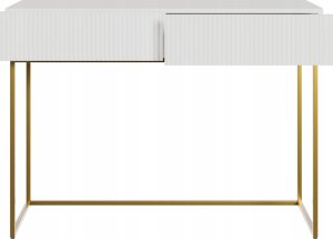 Selsey Toaletka Veldio 110 cm Biała ze złotymi nogami 6