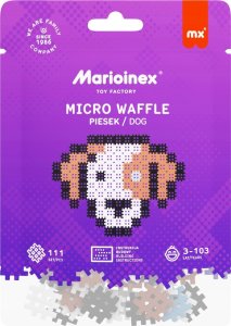 Marioinex *****Klocki micro waffle 111szt Pies 05869 3