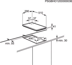 Płyta grzewcza Electrolux EGG3322NVX 2