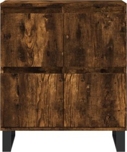 vidaXL Szafki, 3 szt., przydymiony dąb, materiał drewnopochodny 6