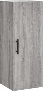vidaXL vidaXL Wysoka szafka, szary dąb sonoma, 34,5x34x180 cm 5