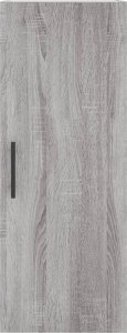 vidaXL vidaXL Wysoka szafka, szary dąb sonoma, 34,5x34x180 cm 6