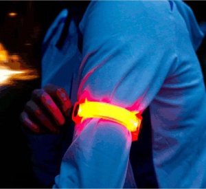 Koopman Opaska odblaskowa świecąca ostrzegawcza led na rękę i nogę Xqmax 3