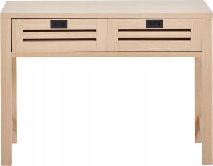 Beliani Konsola 2 szuflady jasne drewno RANDA 8