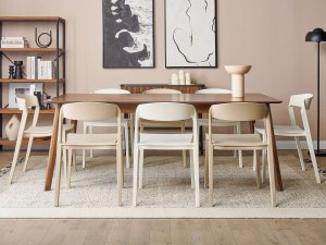 Beliani Krzesło konferencyjne Zestaw 2 Biały SOMERS 2