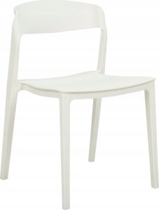 Beliani Krzesło konferencyjne Zestaw 2 Biały SOMERS 4