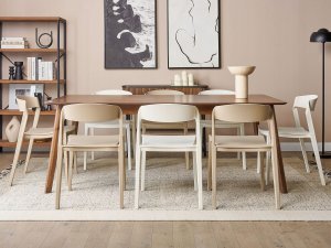 Beliani Krzesło konferencyjne Zestaw 2 Beżowy SOMERS 2