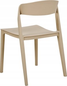 Beliani Krzesło konferencyjne Zestaw 2 Beżowy SOMERS 6
