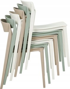 Beliani Krzesło konferencyjne Zestaw 2 Beżowy SOMERS 7