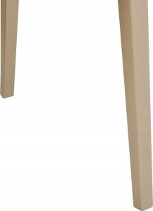 Beliani Krzesło konferencyjne Zestaw 2 Beżowy SOMERS 8