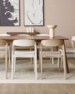 Beliani Krzesło konferencyjne Zestaw 2 Beżowy SOMERS 10