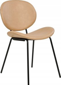 Beliani Zestaw 2 krzeseł do jadalni beżowy LUANA 4