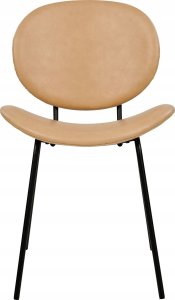 Beliani Zestaw 2 krzeseł do jadalni beżowy LUANA 5