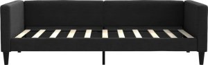 vidaXL vidaXL Sofa z funkcją spania, czarna, 90x190 cm, obita tkaniną 3