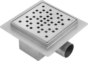 Rea Odpływ liniowy REA DOTS STAL SZCZOTKOWANA 12x12 3